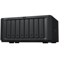 Synology DiskStation DS1821+, Tower, 8-Bay 3.5' SATA HDD/SSD, 2 x M.2 2280 NVMe SSD, CPU AMD Ryzen Quad-core 2.2 GHz, 4 GB DDR4 ECC SODIMM, 4 x RJ-45 1GbE LAN, 4 x USB 3.2 Gen 1, 2 x eSATA (expandable to 15 with 2x DX517), 1 x PCIe Gen3 x8, 6kg,3y w Deskt