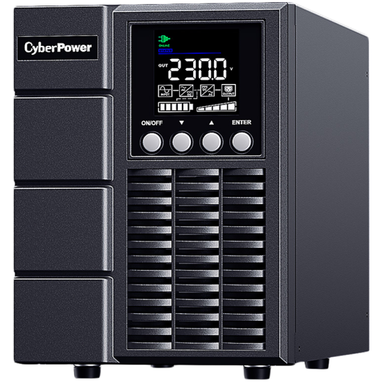CyberPower Online tower UPS 1000VA/900W, Sine Wave Output ( Active PFC), 1х C13/2x Schuko, Output 200~240V Programmable; OLS1000EA Непрекъсваемо Токозахранване