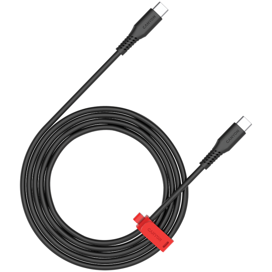CANYON cable CC60SC C-C 60W 1.2m Black USB Кабели