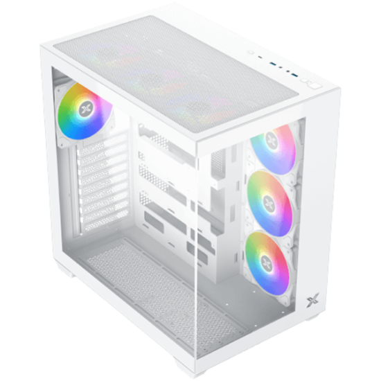 Aqua V Air Arctic (White, ATX, U3x2+Type C, 2PCS TG, 6PCS Z22A Arctic Reverse & 1PC Z22A Arctic & ARGB Remote Control Kit) Шаси