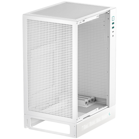 DeepCool CH170 DIGITAL WH, Mini Tower, Mini-ITX, 2xUSB3.0, 1xType-C Gen 2, 1xAudio, Mesh Panel, White, R-CH170-WHNPI0D-G-1 Шаси