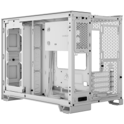 Corsair 2500D Airflow Tempered Glass Mid-Tower, White Шаси