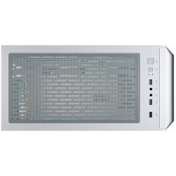 COUGAR MG140 Air RGB - White, Mini Tower, Mini ITX / Micro ATX, USB 3.0 x 2, USB 2.0 x 1, Mic x 1 / Audio x 1, RGB Button, 3x 120mm ARGB fans pre-installed, Built-in LED controller, Patterned Air Vents, 205 x 410 x 420 (mm) Шаси