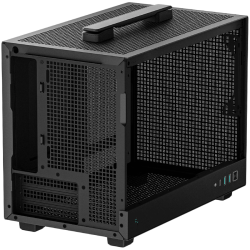 DeepCool CH160, Mini Tower, Mini-ITX, 2xUSB3.0, 1xType-C Gen 2, 1xAudio, Mesh Panel, Black, R-CH160-BKNGI0-G-1 Шаси