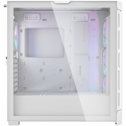 COUGAR DUOFACE PRO RGB White, Mid-Tower, Tempered Glass + Airflow front panels, 4x 120mm ARGB fans, GPU Holder, mITX/mATX/ATX/CEB/E-ATX, 1x Type-C Gen 2, 2x USB 3.0, 1x USB 2.0, Audio/Mic 3.5mm jack, RGB Button, 496x240x465 (mm) Шаси