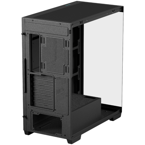 DeepCool CG580, Mid Tower, Mini-ITX/Micro-ATX/ATX, Rear Connector support, 2xUSB3.0, 1xAudio, Tempered Glass, Mesh Panel, Black, R-CG580-BKNDA0-G-1 Шаси