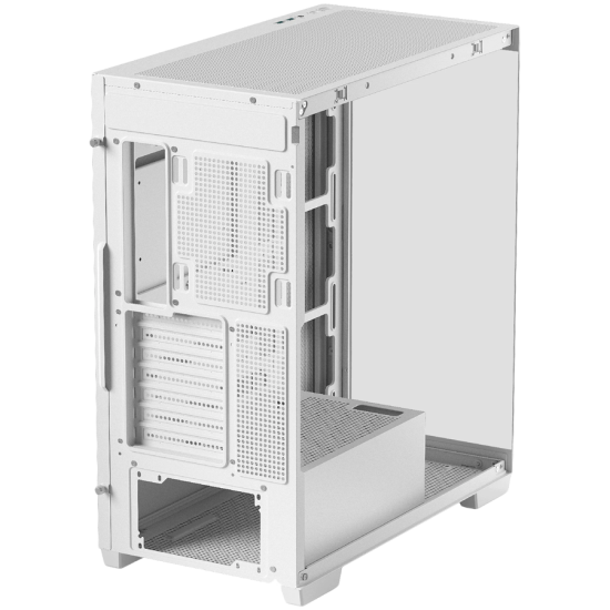 DeepCool CG580 WH, Mid Tower, Mini-ITX/Micro-ATX/ATX, Rear Connector support, 2xUSB3.0, 1xAudio, Tempered Glass, Mesh Panel, White, R-CG580-WHNDA0-G-1 Шаси