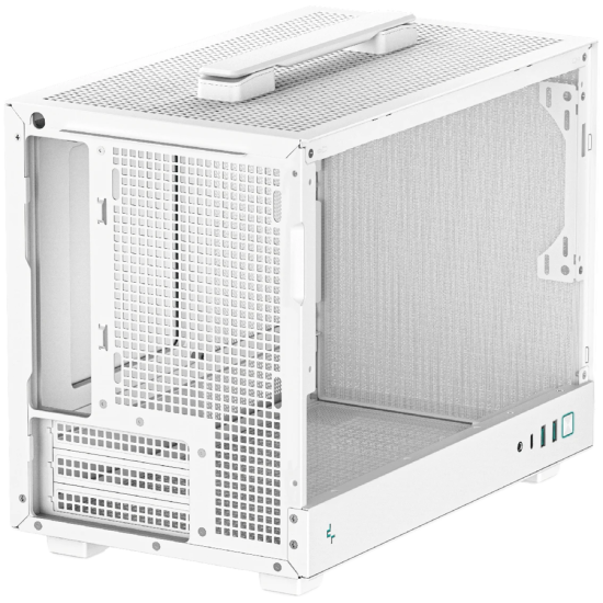 DeepCool CH160 WH, Mini Tower, Mini-ITX, 2xUSB3.0, 1xType-C Gen 2, 1xAudio, Mesh Panel, White, R-CH160-WHNGI0-G-1 Шаси