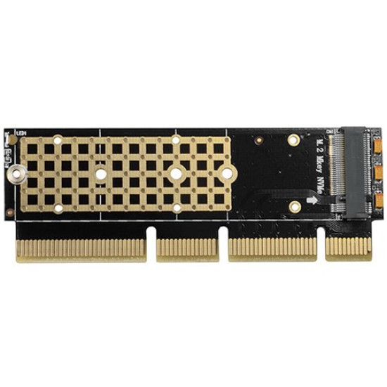 AXAGON PCEM2-1U PCI-E 3.0 16x - M.2 SSD NVMe, up to 80mm SSD, low profile 1U Чекмедже за диск