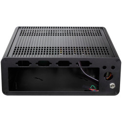 E-mini K3 Black Aluminium, Mini-ITX 2x2.5, 1x3.5