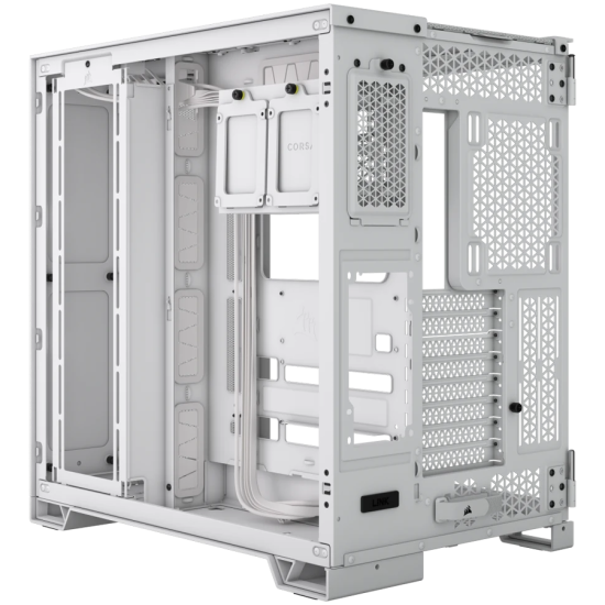 Corsair 6500D Airflow Tempered Glass Mid-Tower, White Шаси