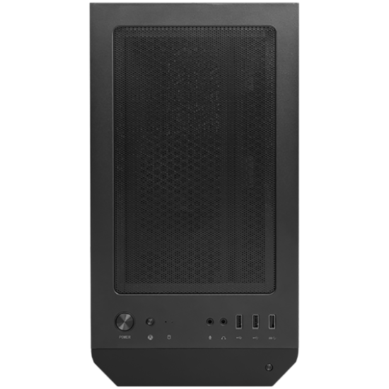 MSI MAG FORGE M100A, M-ATX Tower, M-ATX/ M-ITX, 1x USB 3.2 Gen 1 Type-A, 2x USB 2.0 Type-A, 1x Audio, 1x Mic, Power Button, 4x 120mm ARGB Fans, Mesh Panel, Acrylic panel. Шаси
