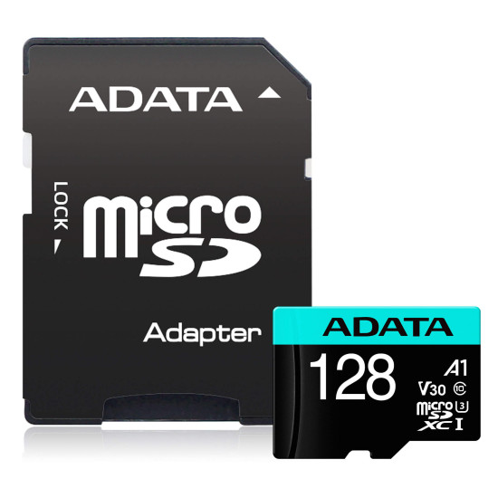 ADATA SDMICRO 128GB UHS-I_U3 CL10 V30 PLASTIC