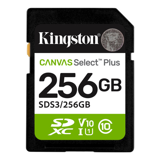 KINGSTON SD 256GB UHS-I CL10 PLASTIC