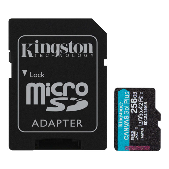 KINGSTON SDMICRO 256GB UHS-I CL10 PLASTIC