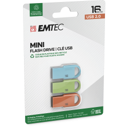 EMTEC USB3.2 3X16GB PLASTIC