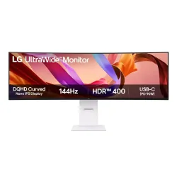 LG 49 DQHD 144Hz NanoIPS 5ms 32:9 HDMI DP USB-C FREESYNC AUDIO FFREE PIP HDR CURVED SWIVEL