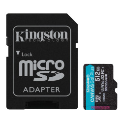 KINGSTON SDMICRO 512GB UHS-I CL10 PLASTIC