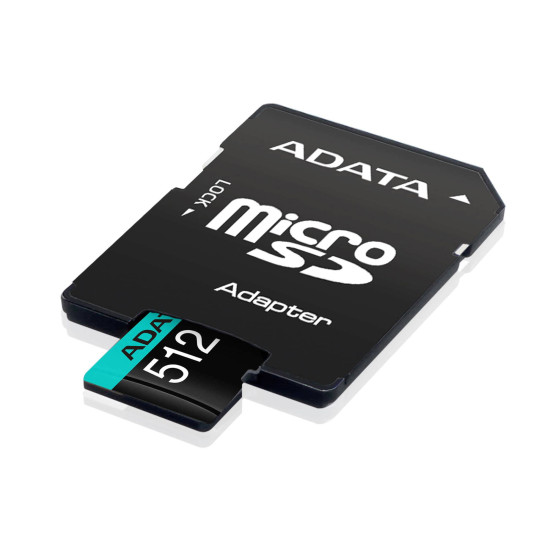 ADATA SDMICRO 512GB UHS-I_U3 CL10 V30 PLASTIC