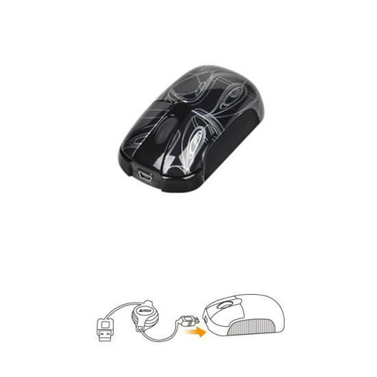 A4TECH WIRED OPTICAL BLACK