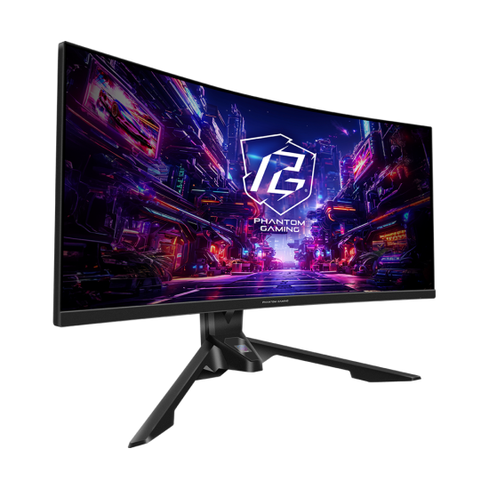 ASROCK 34 WQHD 180Hz VA 1ms 21:9 HDMI DP USB FREESYNC AUDIO HDR SWIVEL CURVED