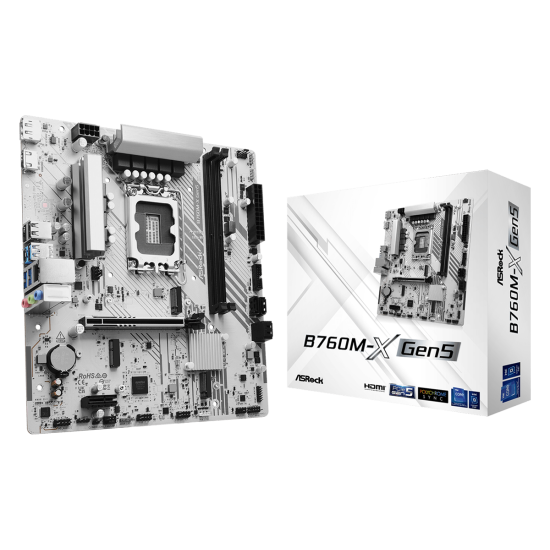 ASROCK B760 2xDDR5  4xSATA3  RAID HDMI DP            2xM2 GLAN        1xPCIEx16 1xPCIEx1