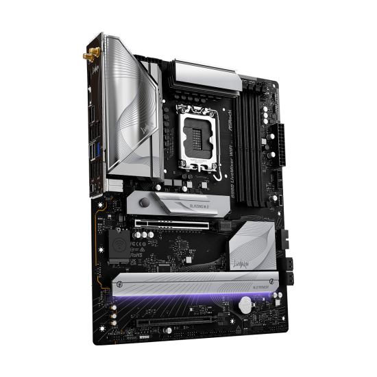 ASROCK B860 4xDDR5  4xSATA3  RAID HDMI                  3xM2 GLAN        2xPCIEx16             WiFi