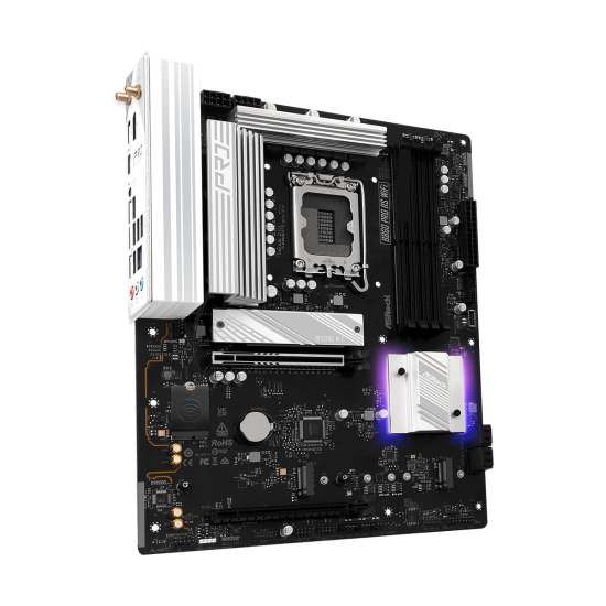 ASROCK B860 4xDDR5  4xSATA3  RAID HDMI                  3xM2 GLAN        2xPCIEx16             WiFi