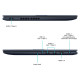 ASUS Vivobook 15 AMD Ryzen 9 7940HS 16GB 512GB 15.6 FHD Blue NO ADAPTER