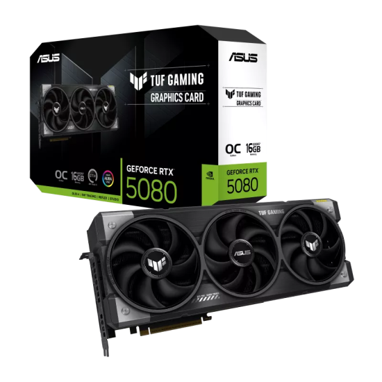 ASUS NVIDIA RTX5080 HDMI DP 256B 16GB ACTIVE
