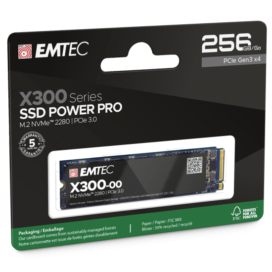 EMTEC SSD 256GB INT M2_PCI-E_GEN3 2280 NVMe