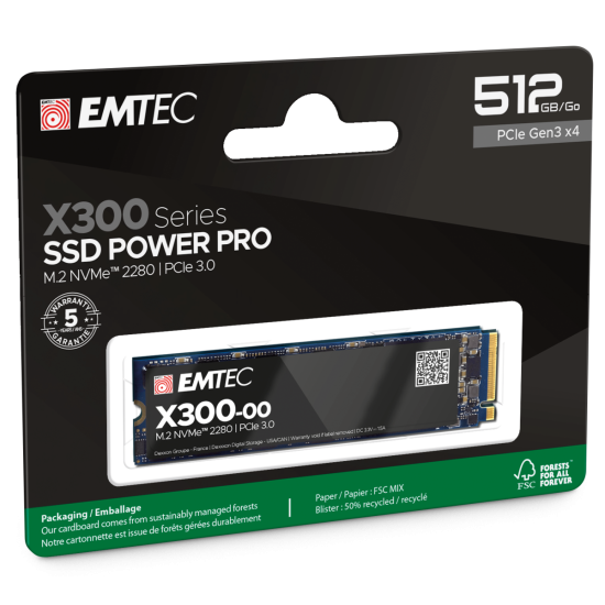 EMTEC SSD 512GB INT M2_PCI-E_GEN3 2280 NVMe