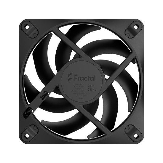 FRACTAL DESIGN 120MM DYNAMIC3 REVERS BLACK