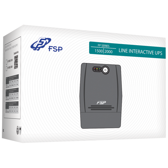 FORTRON UPS LINE_INTERACTIVE 1500VA SIMULATED_SINE_WAVE 4xSCHUKO 