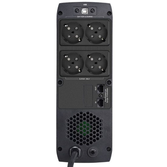 FORTRON UPS LINE_INTERACTIVE 1200VA SIMULATED_SINE_WAVE 4xSCHUKO USB_PORT RJ-45