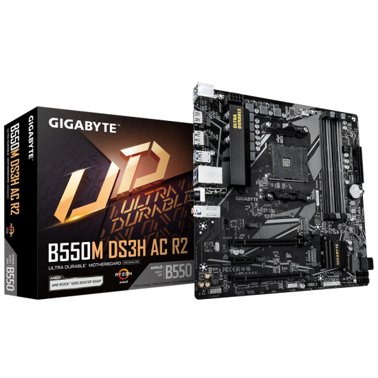 GIGABYTE B550 4xDDR4  4xSATA3  RAID HDMI DVI          2xM2 GLAN        2xPCIEx16 1xPCIEx1  WiFi