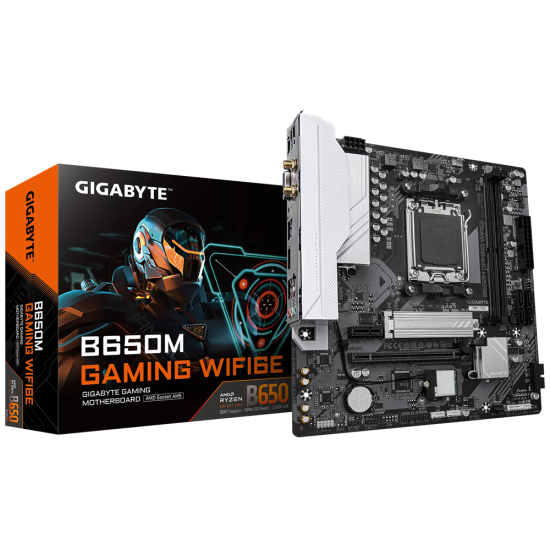 GIGABYTE B650 2xDDR5  4xSATA3  RAID HDMI DP           1xM2 GLAN        1xPCIEx16 1xPCIEx1    WiFI 