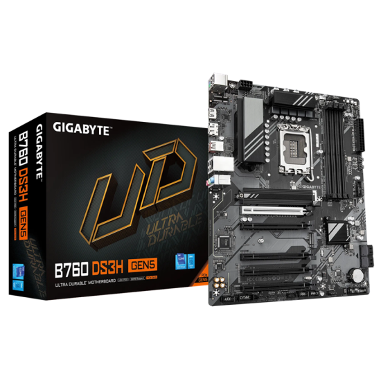 GIGABYTE B760 4xDDR5  4xSATA3  RAID HDMI DP           2xM2 GLAN        5xPCIEx16       