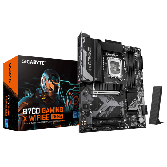 GIGABYTE B760 4xDDR5  4xSATA3  RAID HDMI DP           3xM2 GLAN        3xPCIEx16                 WiFi