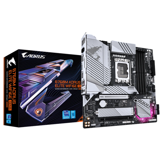GIGABYTE B760 4xDDR5  4xSATA3  RAID HDMI DP           2xM2 GLAN        2xPCIEx16                 WiFi 