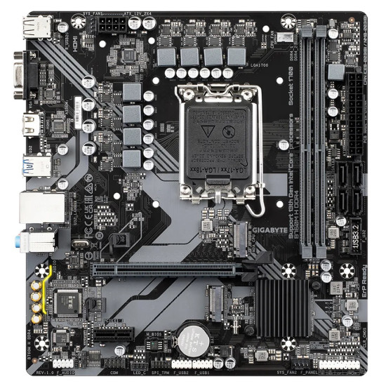GIGABYTE B760 2xDDR4  4xSATA3  RAID HDMI         VGA 2xM2 GLAN        1xPCIEx16 2xPCIEx1