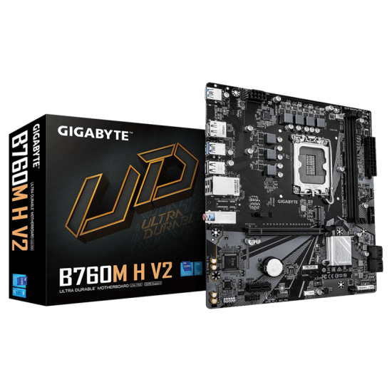 GIGABYTE B760 2xDDR5  4xSATA3  RAID HDMI DP           1xM2 GLAN        1xPCIEx16 1xPCIEx1