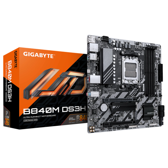 GIGABYTE B840 4xDDR5  4xSATA3  RAID HDMI 2xDP       2xM2 GLAN        2xPCIEx16 