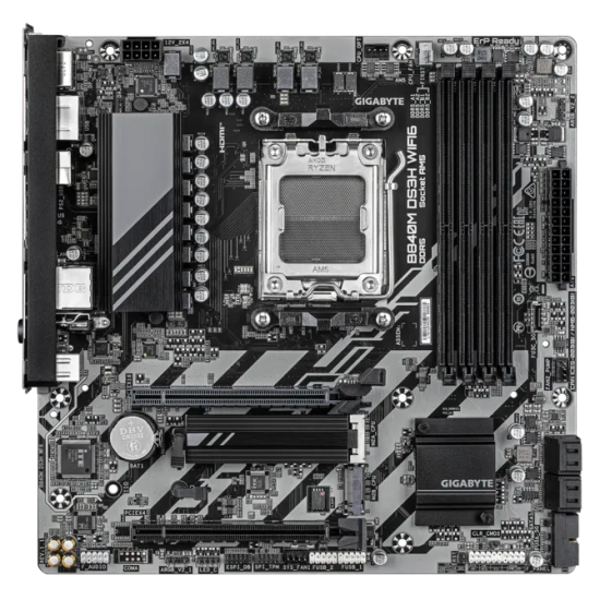 GIGABYTE B840 4xDDR5  4xSATA3  RAID HDMI 2xDP       2xM2 GLAN        2xPCIEx16                WiFi