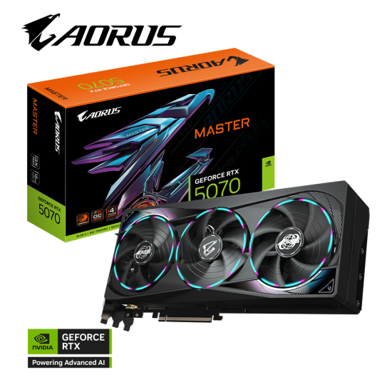 GIGABYTE NVIDIA RTX5070 HDMI DP 192B 12GB ACTIVE