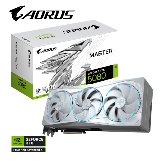 GIGABYTE RTX5080 AORUS MASTER ICE 16