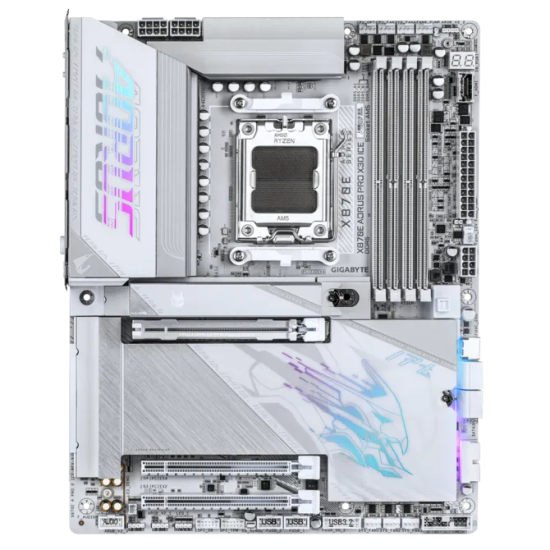 GIGABYTE X870 4xDDR5  4xSATA3  RAID HDMI                 4xM2 GLAN        3xPCIEx16                  WiFi