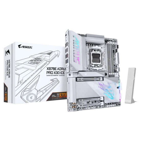 GIGABYTE X870 4xDDR5  4xSATA3  RAID HDMI                 4xM2 GLAN        3xPCIEx16                  WiFi