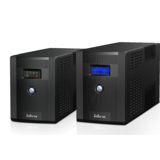 INFORM UPS LINE_INTERACTIVE 800VA SIMULATED_SINE_WAVE 1xSCHUKO 1xIEC-320 USB 2xRJ-11
