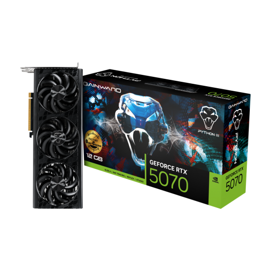 GAINWARD NVIDIA RTX5070 HDMI DP 192B 12GB ACTIVE